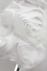Organza White Mini Dress