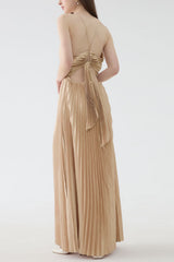 Slip Maxi Dress in Apricot