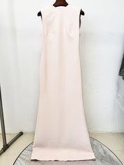 Evoleta Sleeveless Ruffle Maxi Dress