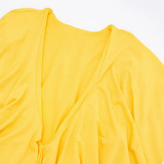 Ruffle Mini Dress - Yellow