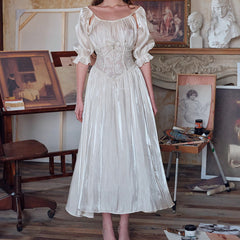Spot LaceMa French Court Style Lace Dress
