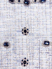 Blue Embellished Jacket