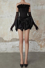 Flower Corset Skirt Set