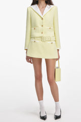 Boucle Skort in Yellow