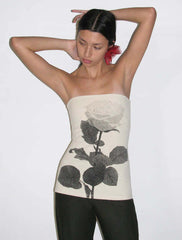 Wool Conxita Top In Ecru