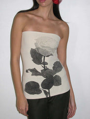 Wool Conxita Top In Ecru