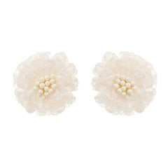 Floral-Motif Earrings