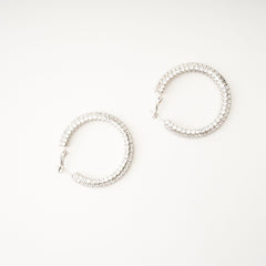 Crystal Circle Earrings