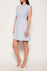 Sleeveless Mini Dress in Blue