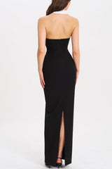 Halter Maxi Bandage Dress