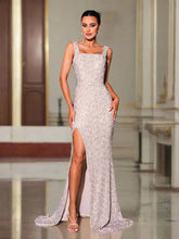 Sleeveless High Split Prom Dress