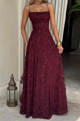 Maxi Dress - Cherry Lacquer
