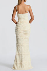 Bodycon Maxi Dress in Kahki