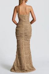 Bodycon Maxi Dress in Ivory