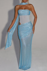 Maxi Dress - Aqua