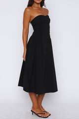 Midi Dress in Black