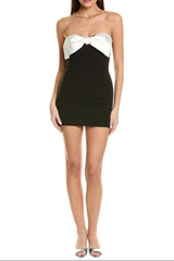 Satin Bodycon Mini Dress
