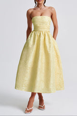 Midi Dress - Lemon