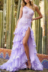 One Shoulder Prom Dress