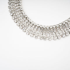 Crystal-Embellished Layered Necklace