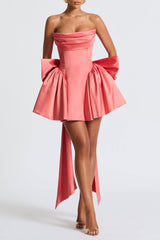 Mini Dress - Coral Pink