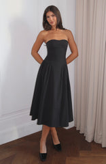 Midi Dress in Black