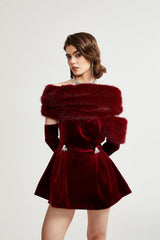 Wivika Fur Dress