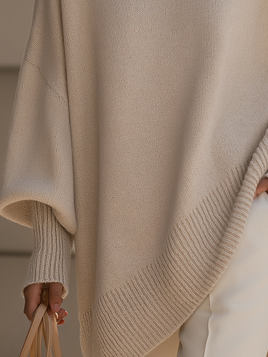 Knit Poncho Sweater