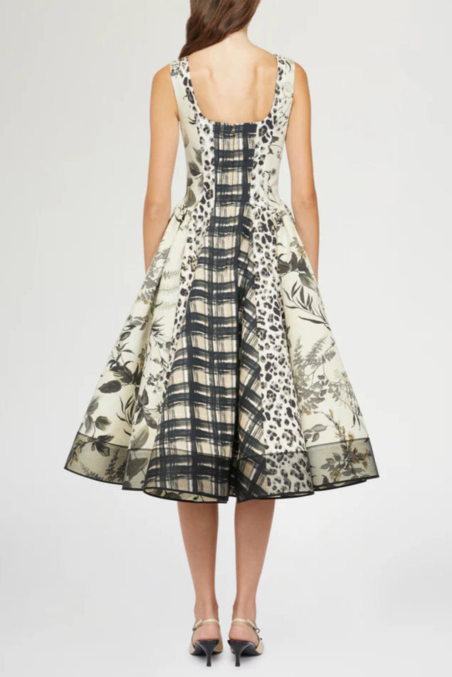 Print Midi Dress