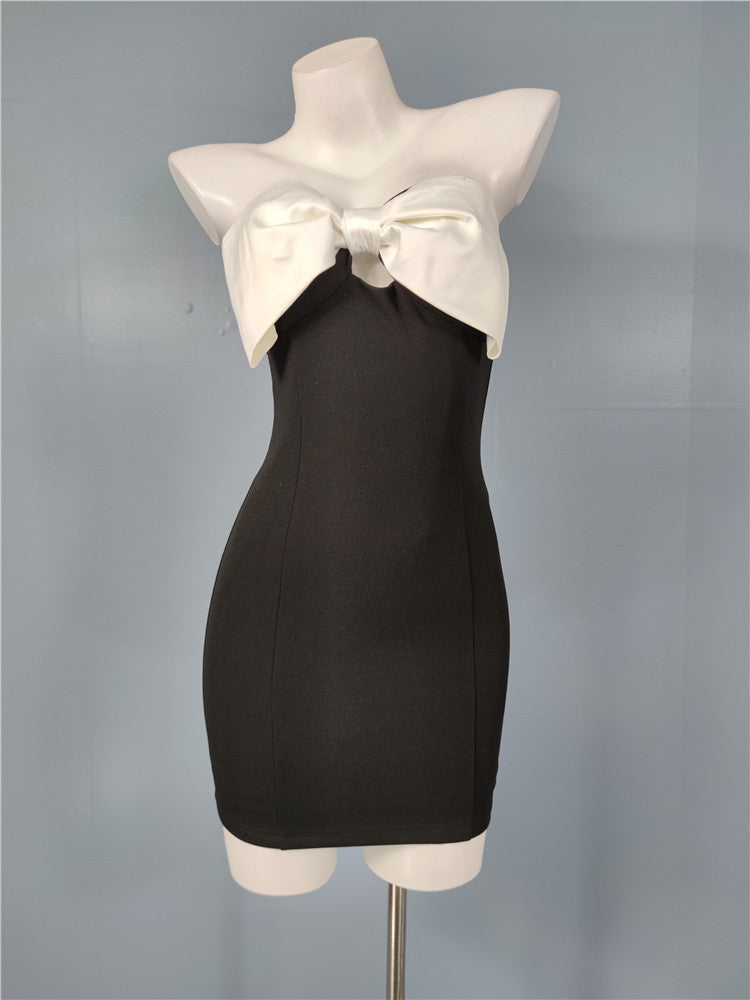 Satin Bodycon Mini Dress