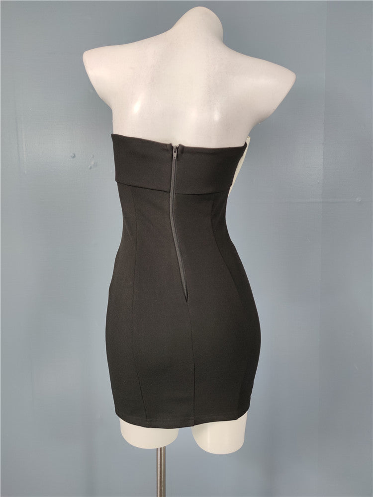 Satin Bodycon Mini Dress
