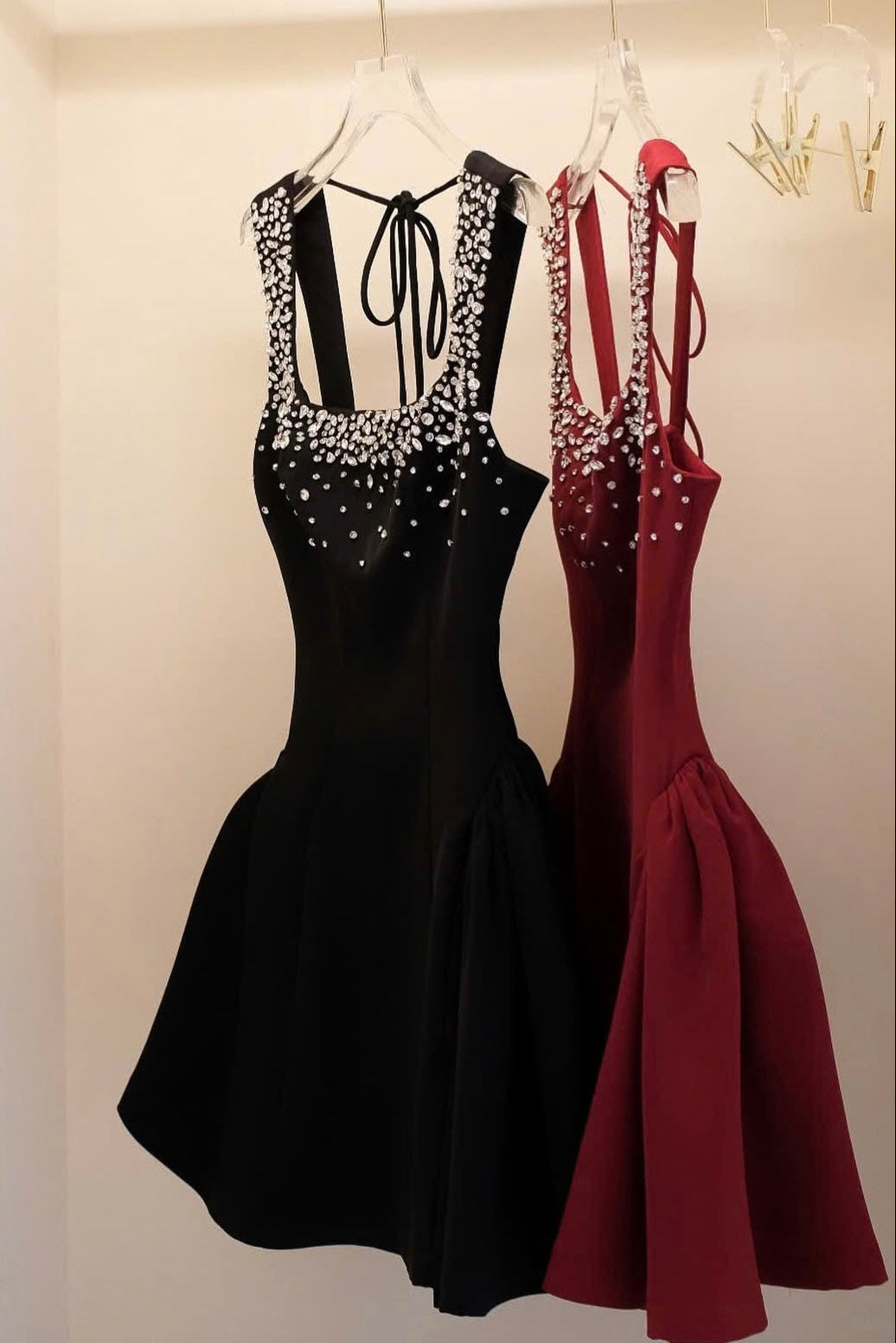 Sequin Embellished Mini Dress