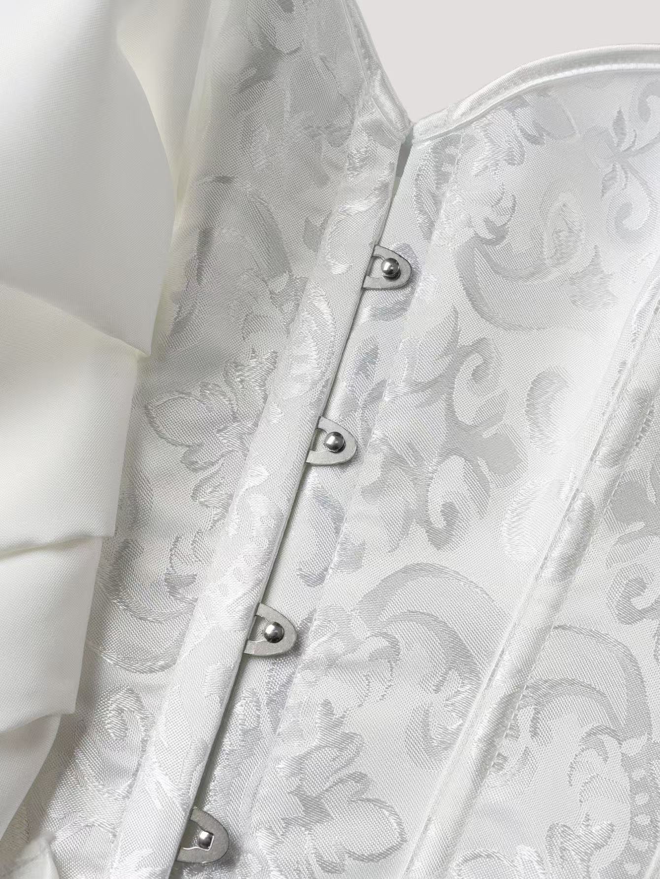 Retro Satin Corset Top