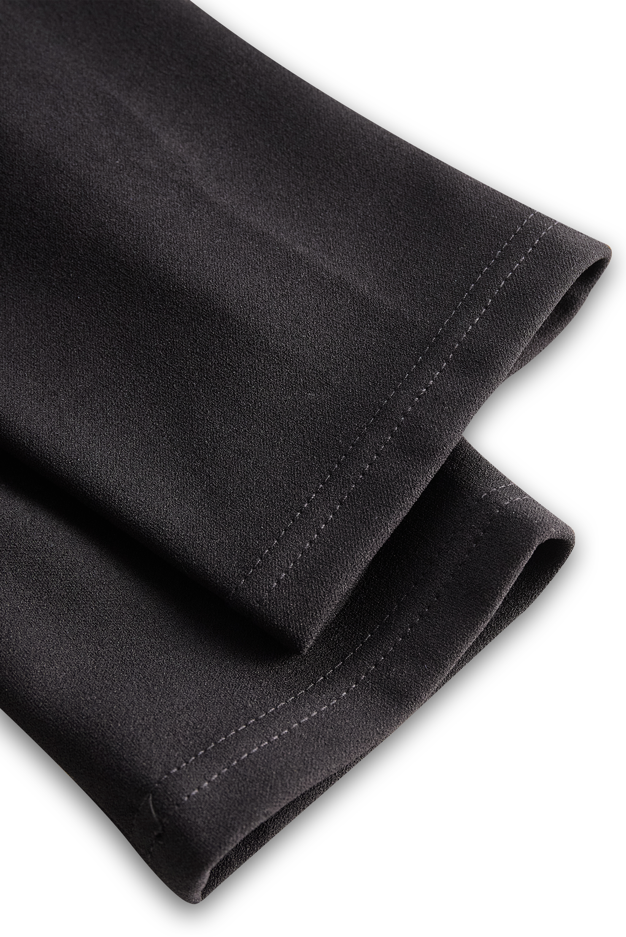 Refined Black Sheath Dress with Mandarin Collar