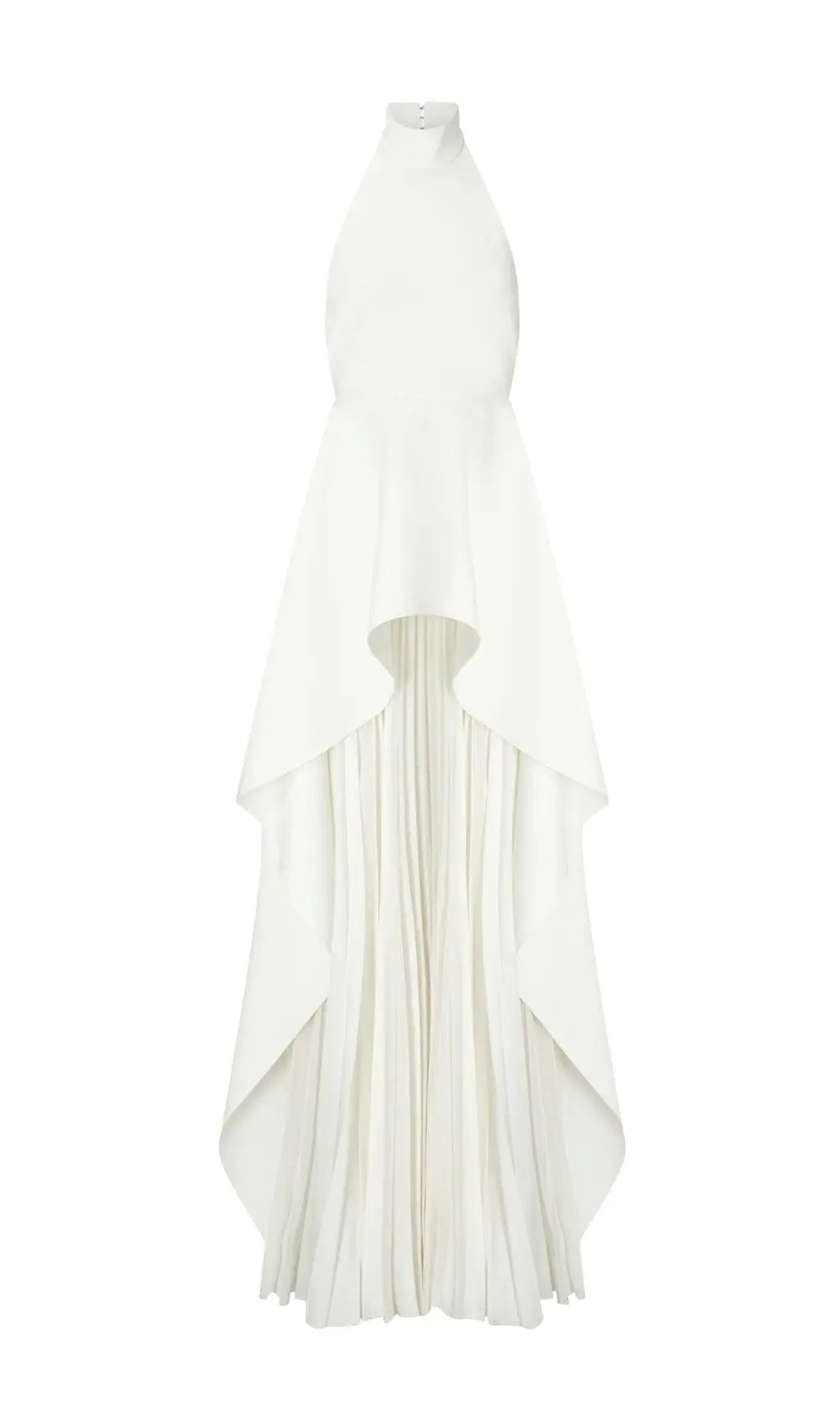 Bandage Halter Maxi Dress in White