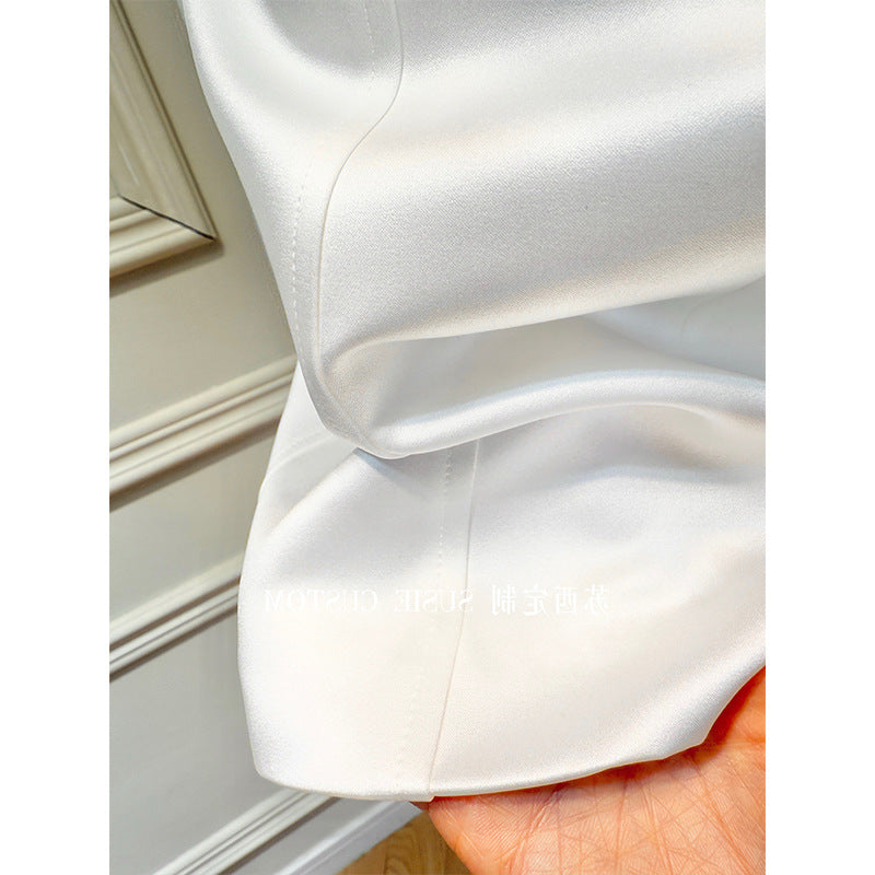 White Embellished Mini Dress