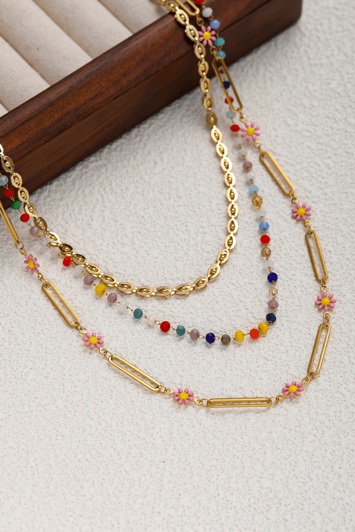 Gold Layered Chain Necklace