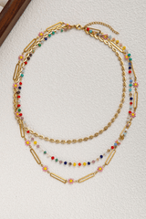 Gold Layered Chain Necklace