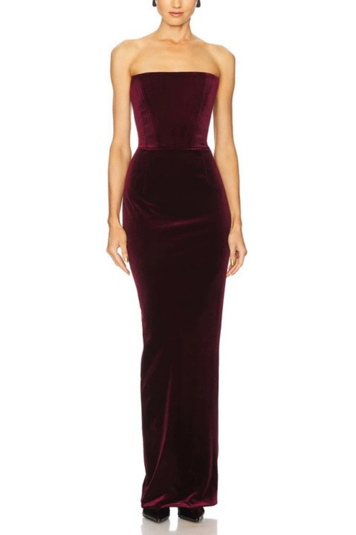 Maxi Dress with Long Gloves