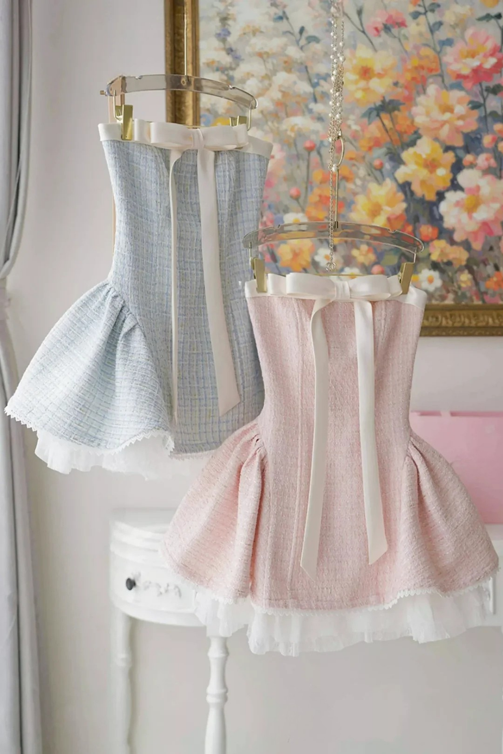 Mini Dresses In Blue