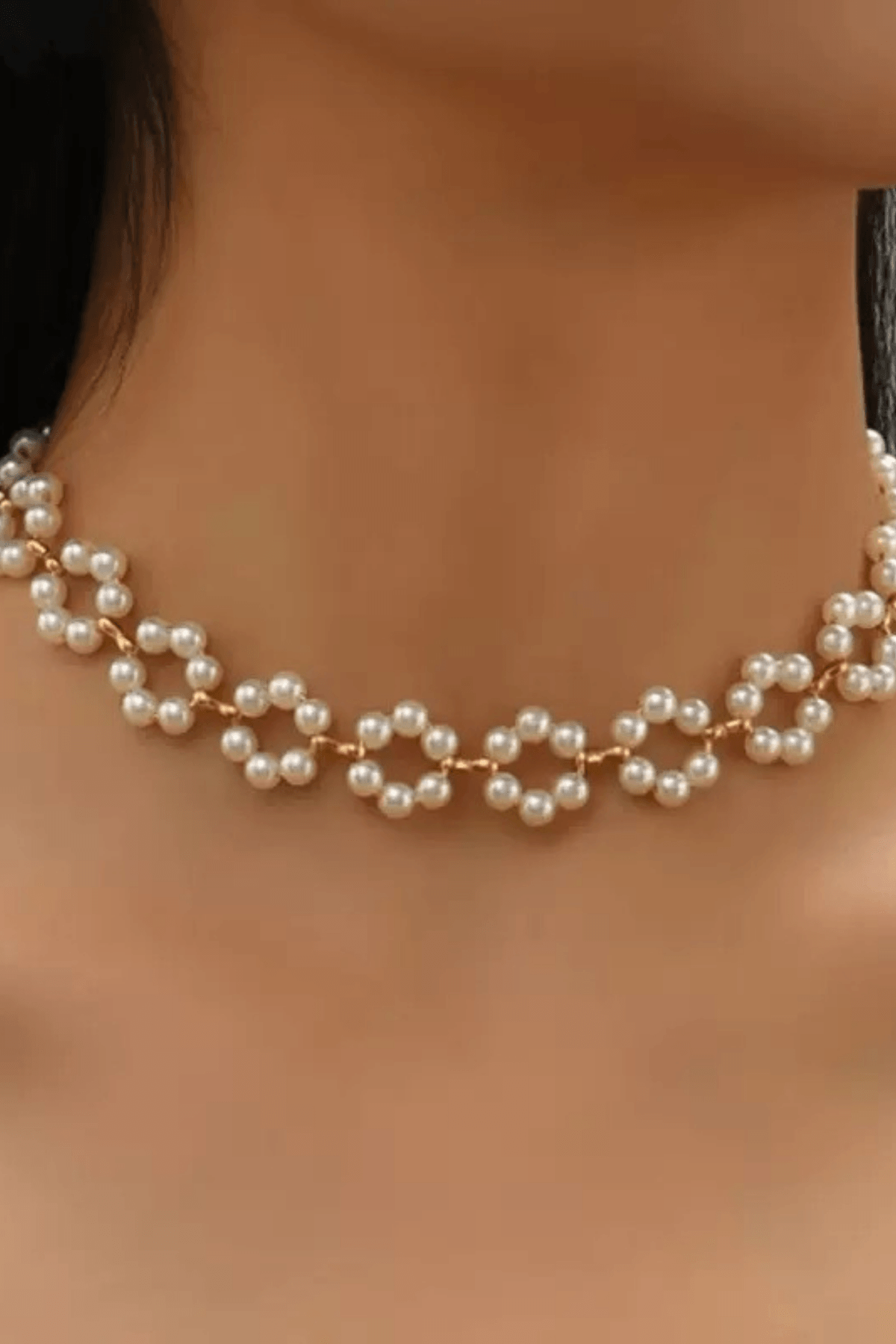 Flower Woven Choker Necklace
