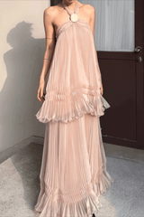 Blush Pink Maxi Dress