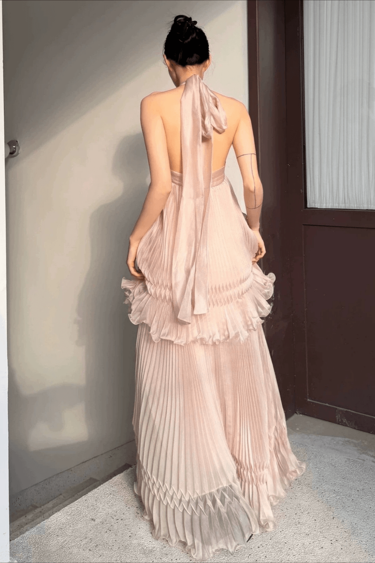 Blush Pink Maxi Dress