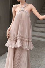 Blush Pink Maxi Dress