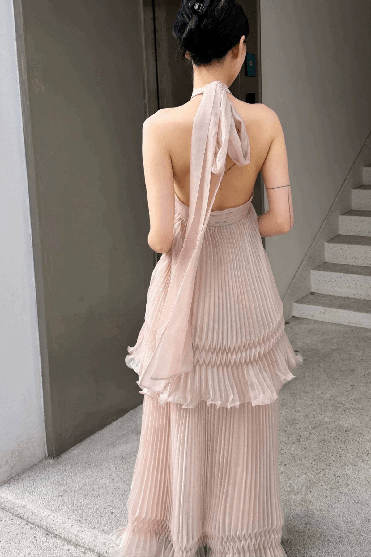 Blush Pink Maxi Dress
