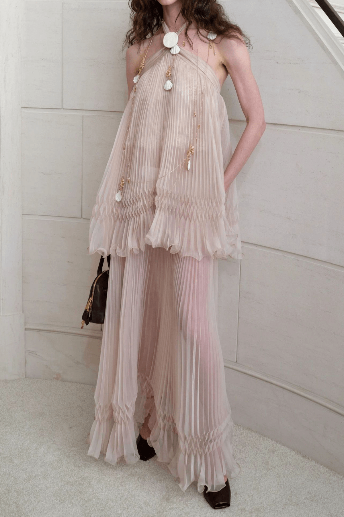 Blush Pink Maxi Dress