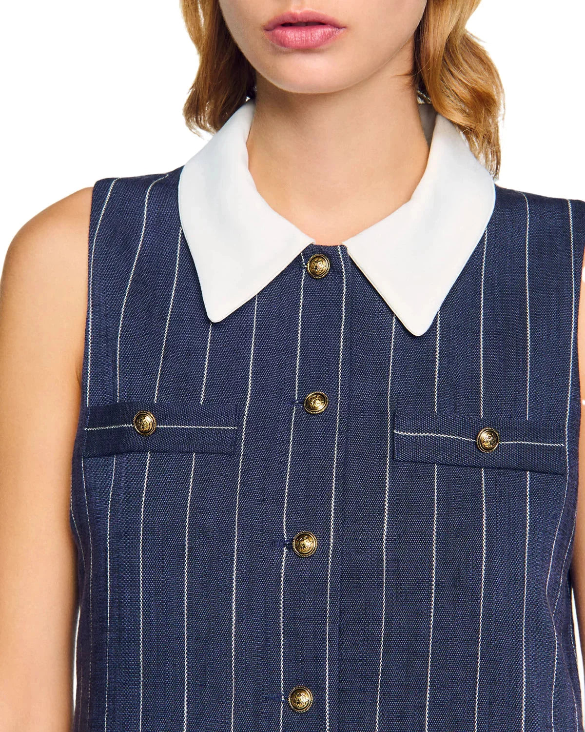 Mini Dress in Navy Blue