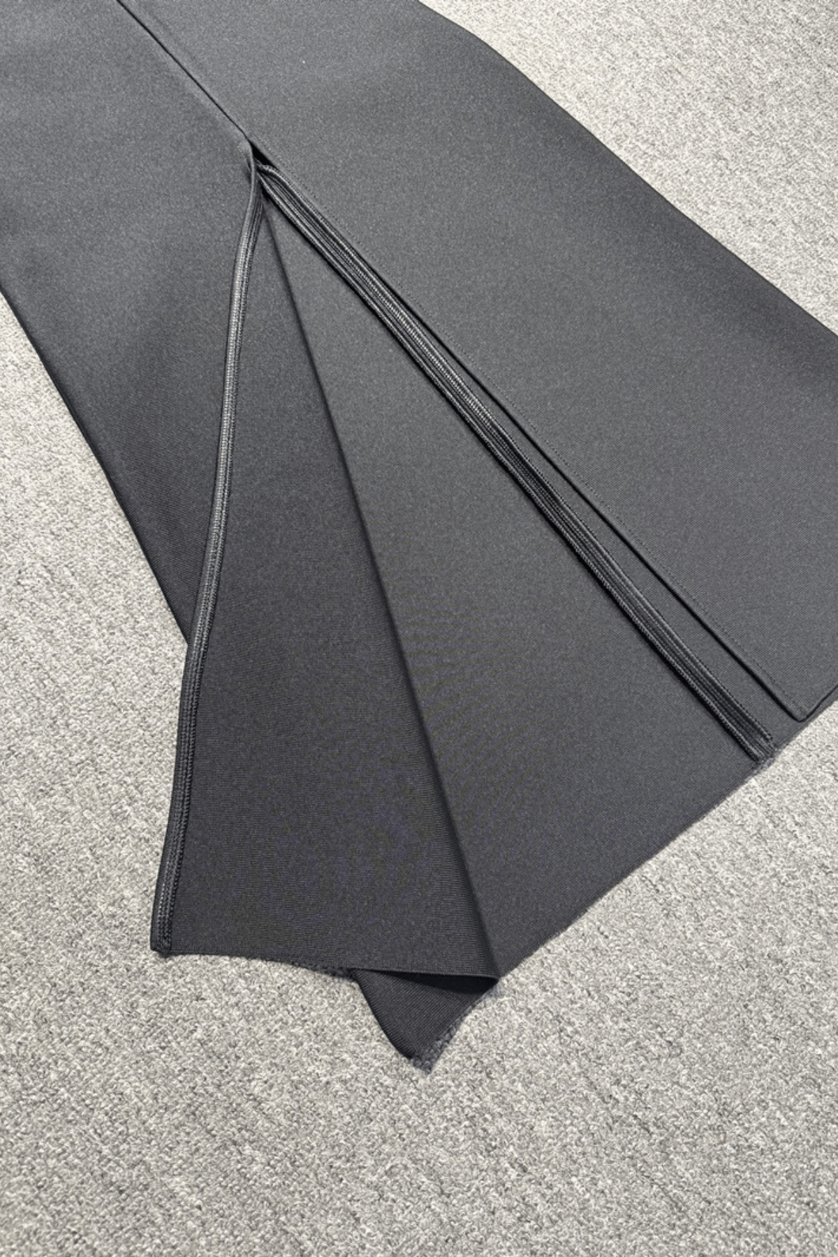 Contrast Halter Evening Dress