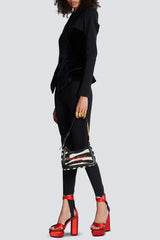 Slim-fitting Bustier Jacket in Black