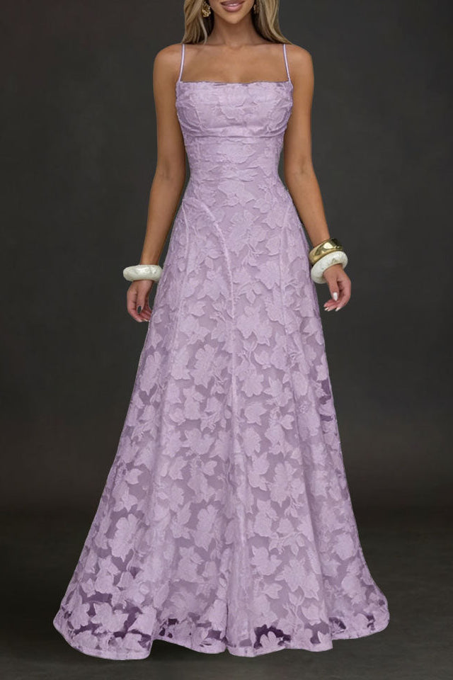 Maxi Dress-Purple